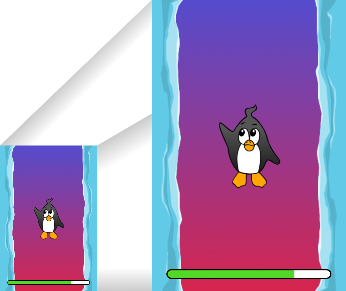PenguFlip on the iPhone